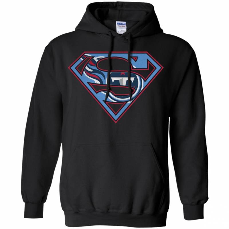 Tennessee Titans Superman Logo Hoodie Sweater T-Shirt