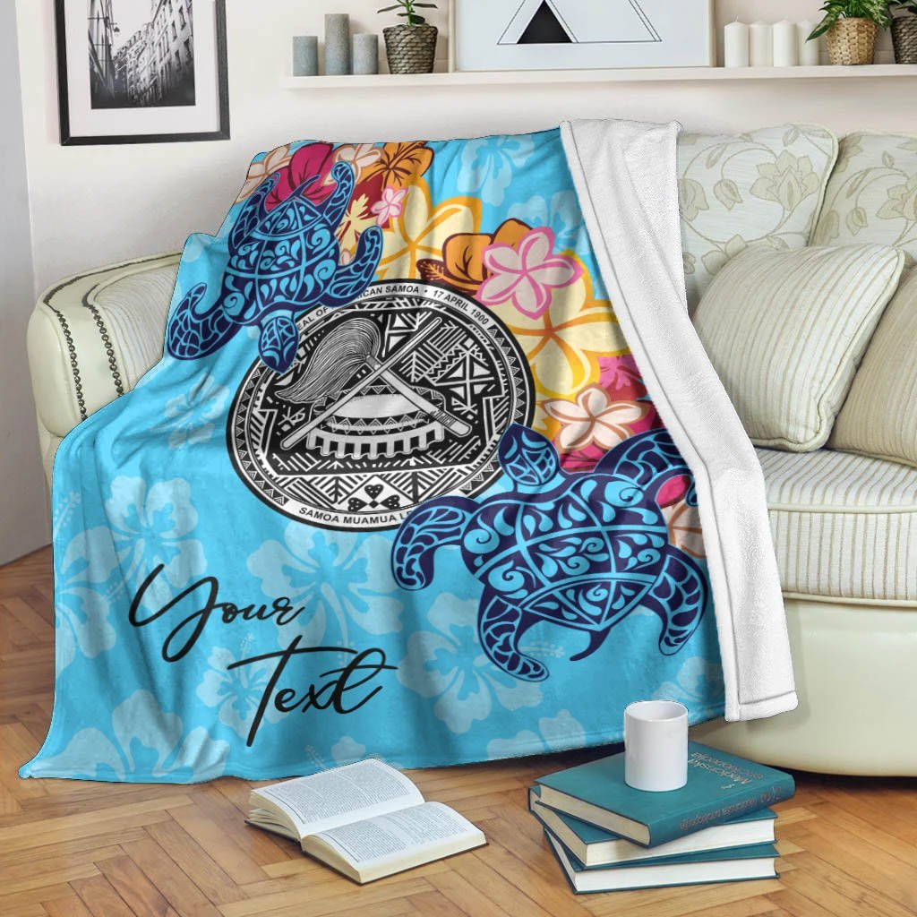 American Samoa Custom Personalised Premium Blanket – Tropical Style – BN01