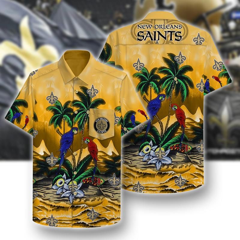 New Orleans Saints Unisex Hawaiian Shirt PATTERN- HAWAII SHIRT-lan1