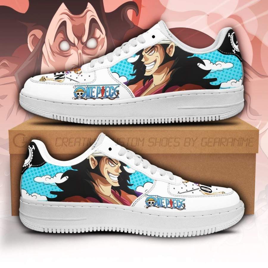 Oden Air Sneakers Custom One Piece Anime Shoes Fan PT04