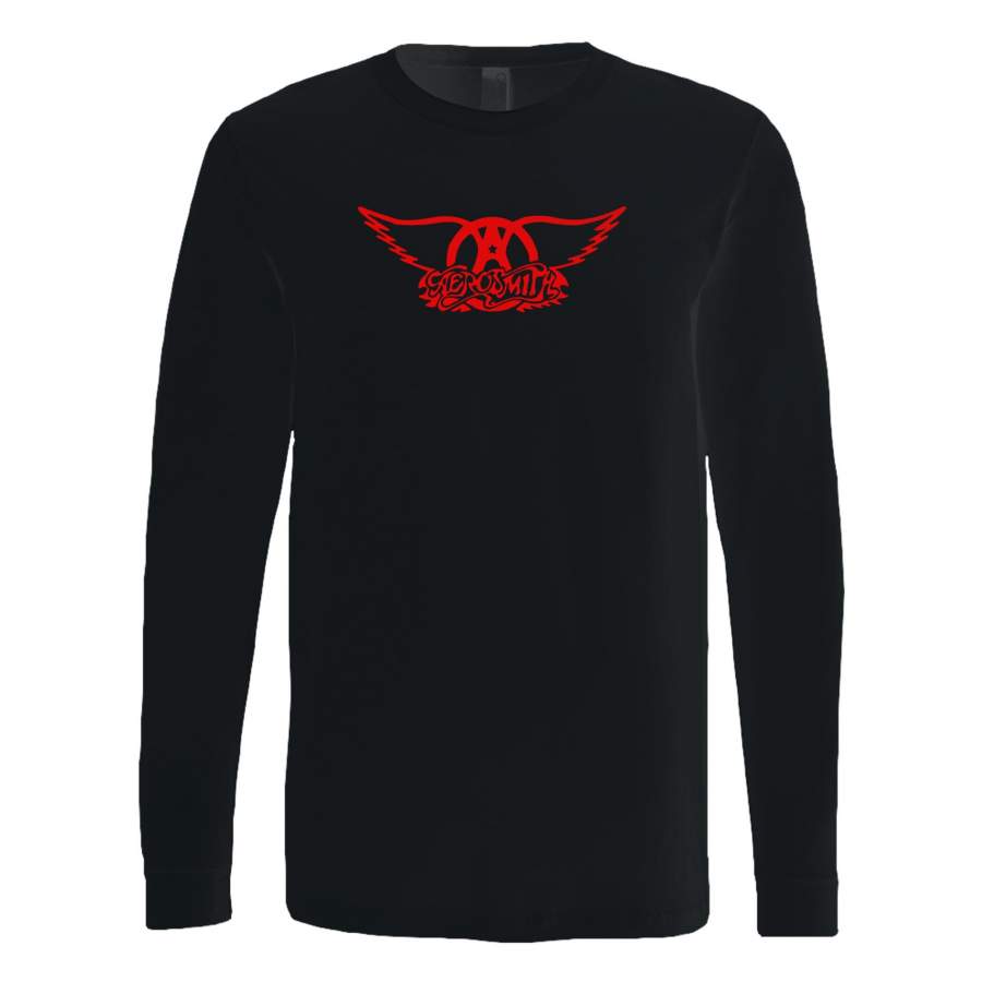 Aerosmith Logo Hard Rock 80’s 70’s Vintage Long Sleeve T-Shirt