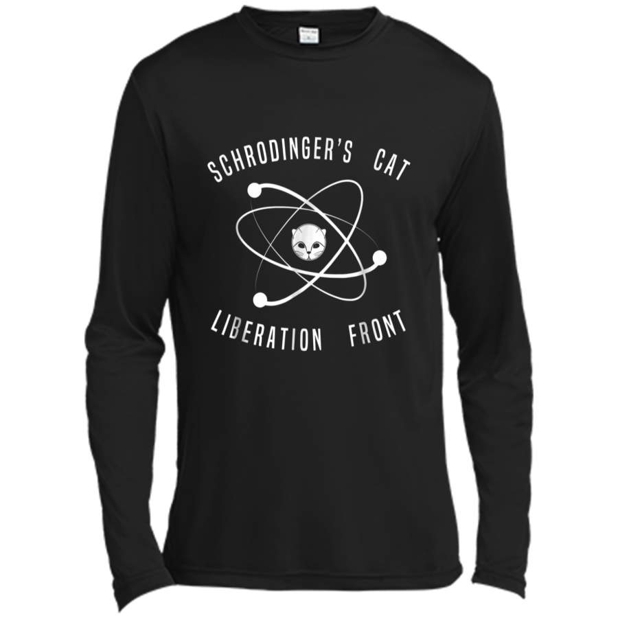 Schrodingers Cat  Atom Kitten Science Tee Apparel Long Sleeve Moisture Absorbing Shirt