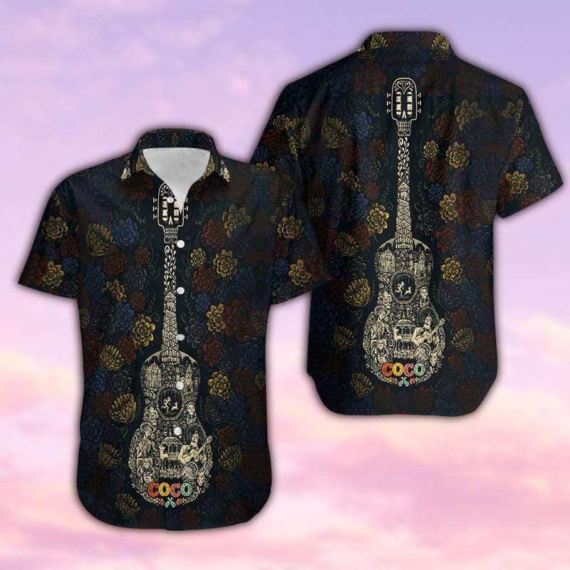 Guitar Coco Art Hawaii Shirt Unisex Adult Ha11957