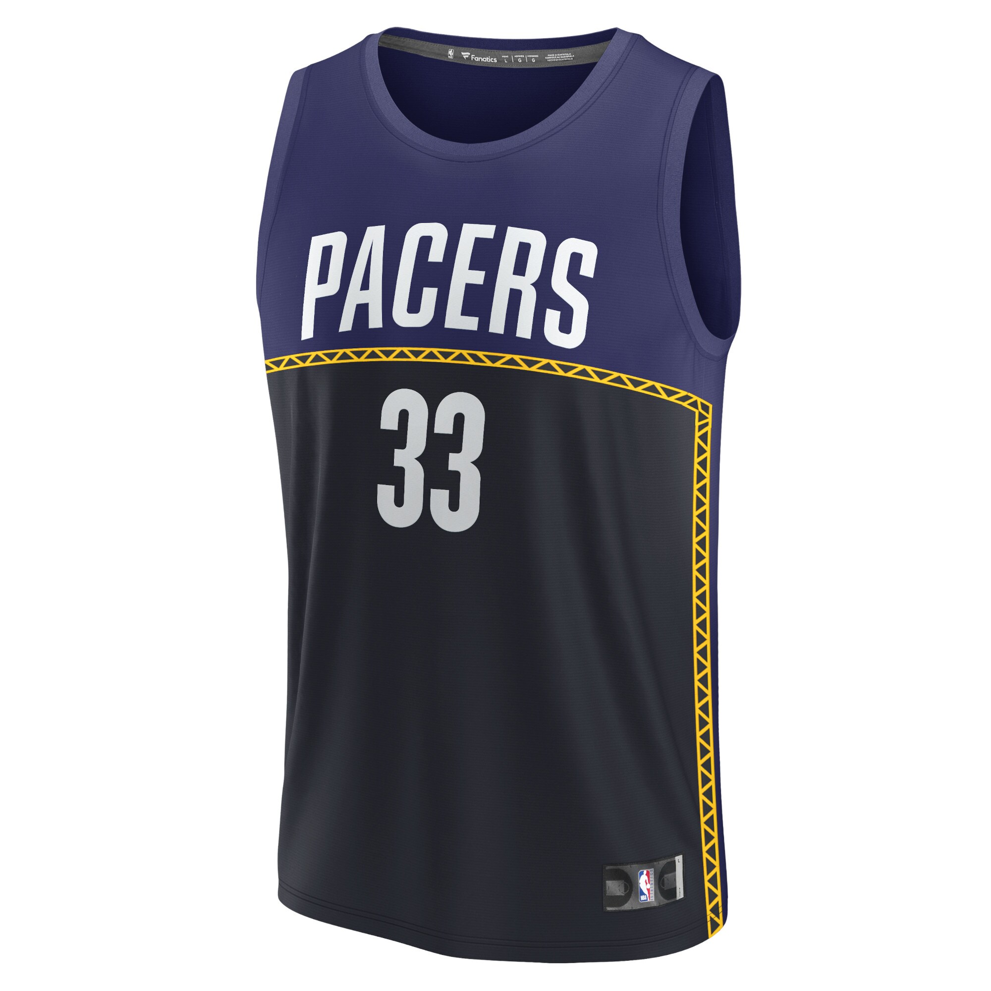 Myles Turner Indiana Pacers Fastbreak Jersey – City Edition – Blue