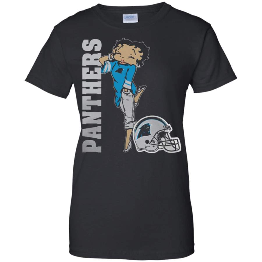 Limited Carolina Panthers Betty Boops fan Ladies’ T-Shirt