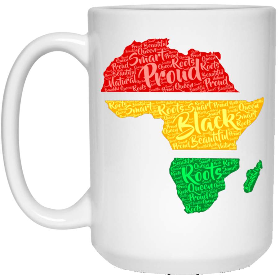 Africa Typography 2 White Mug