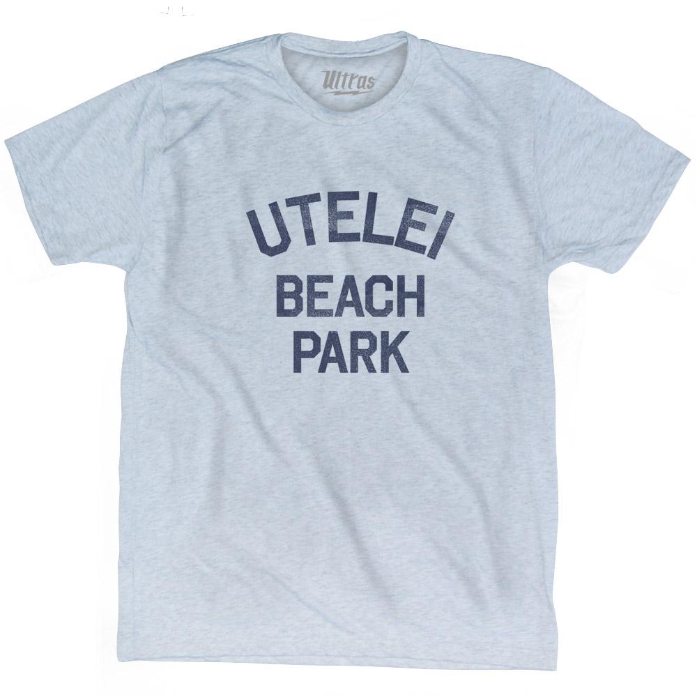 American Samoa Utelei Beach Park Adult Tri-Blend Vintage T-shirt