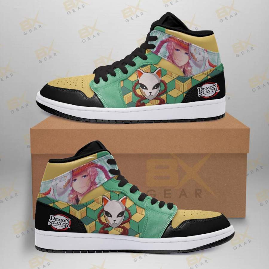 Demon Slayer Shoes Sabito Jordan Sneakers Anime Fan Gift S12063