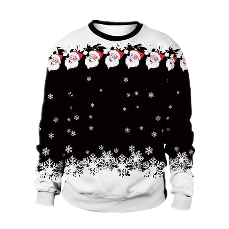 2022 Ugly Christmas Sweater For gift Santa Elf Funny Pullover Womens Mens Jerseys and Sweaters Tops Autumn Winter Clothing alx