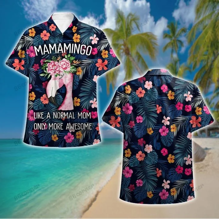 Beach Flamingo Hawaiian Summer Aloha Gift For Ha23080