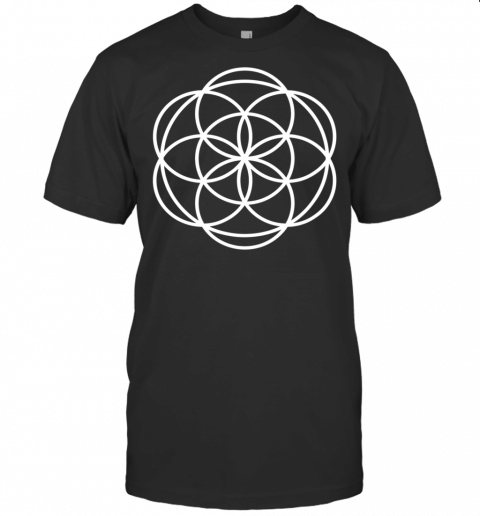 Cute Sacred Geometry Flower Of Life Abstract Yoga Hippie T Shirt