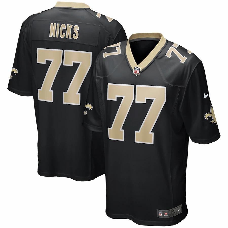 Carl Nicks New Orleans Saints Nike Game Retired Player Jersey – Black