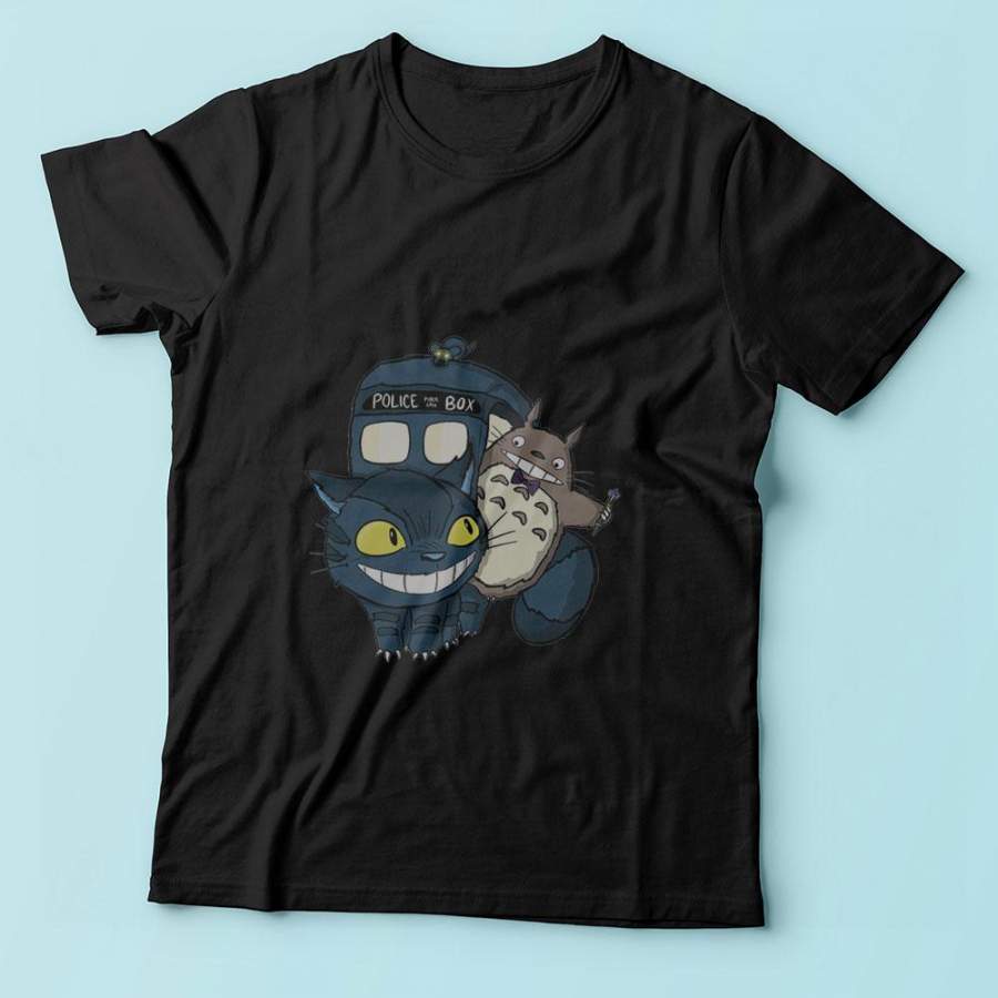 Totoro Doctor Who Blue Box Men’S T Shirt