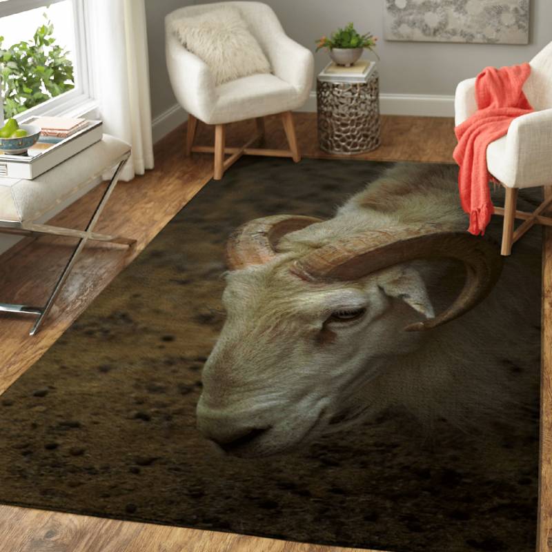 Ram Sheep II – Animals Area Rug Carpet