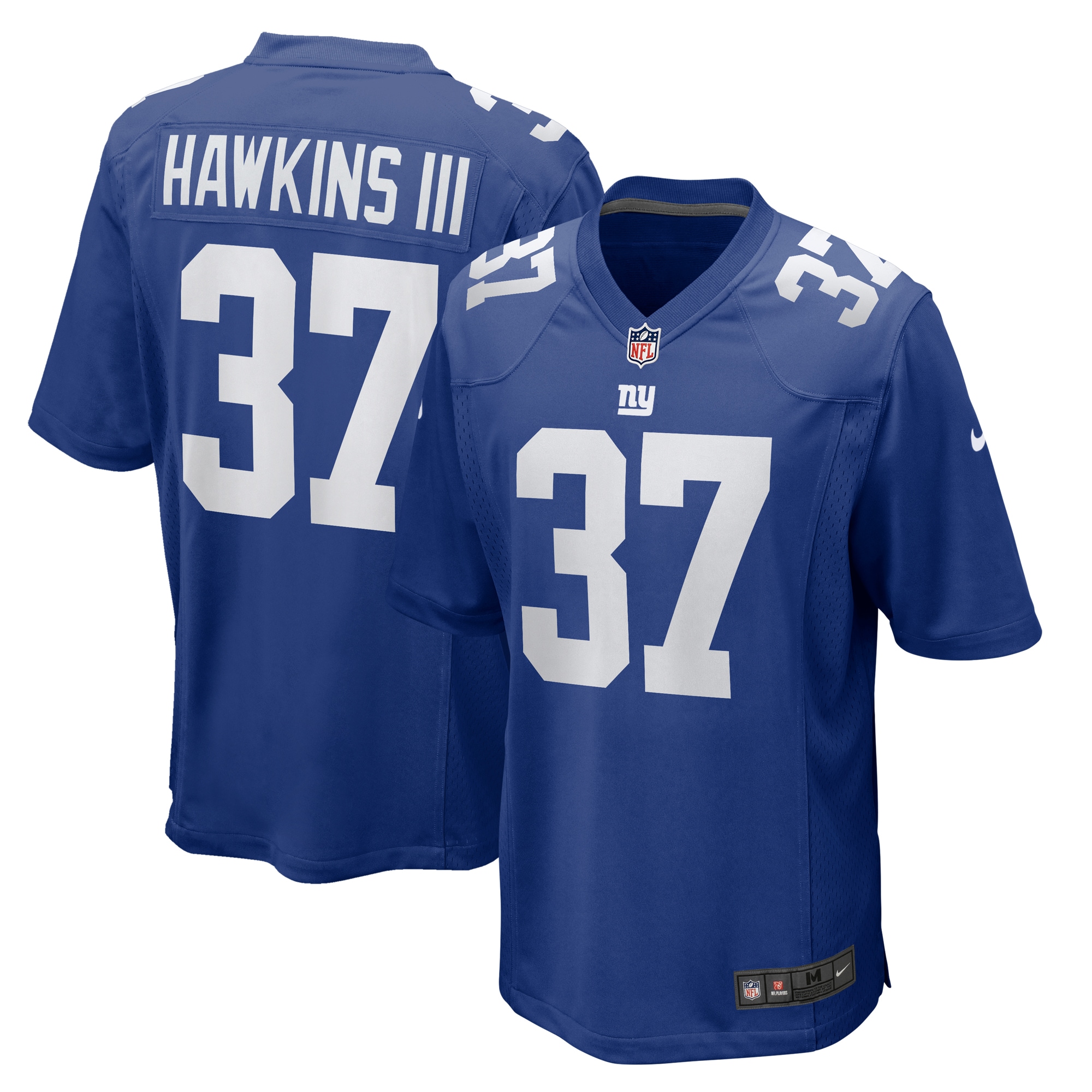 Tre Hawkins New York Giants Game Jersey – Royal