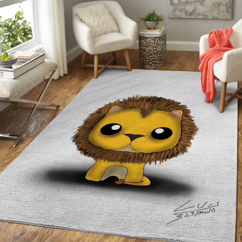 THE LITTLE LION – Cute Animals Area Rug Carpet