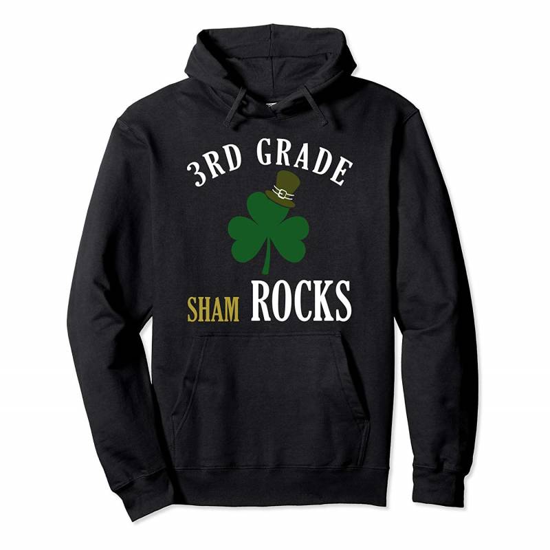 3rd Grade Sham Rocks Funny Gift St Patricks Day Pullover Hoodie