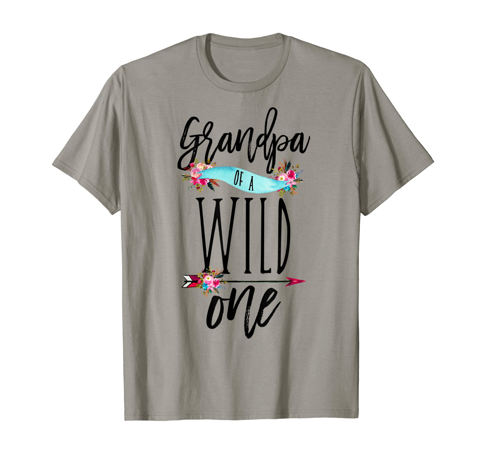 Mens Grandpa of a Wild One Shirt Boho 1st Birthday Granddaughter