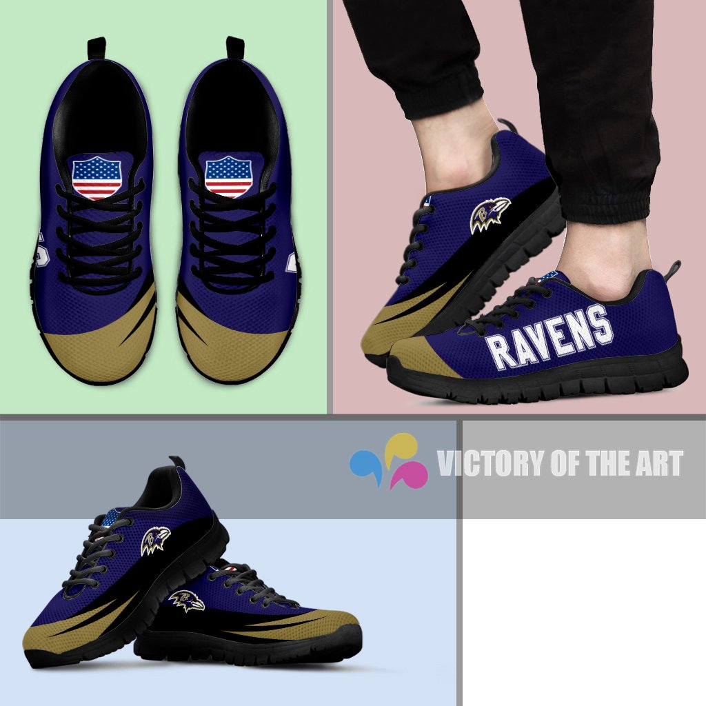 Special Gift Logo Baltimore Ravens Sneakers