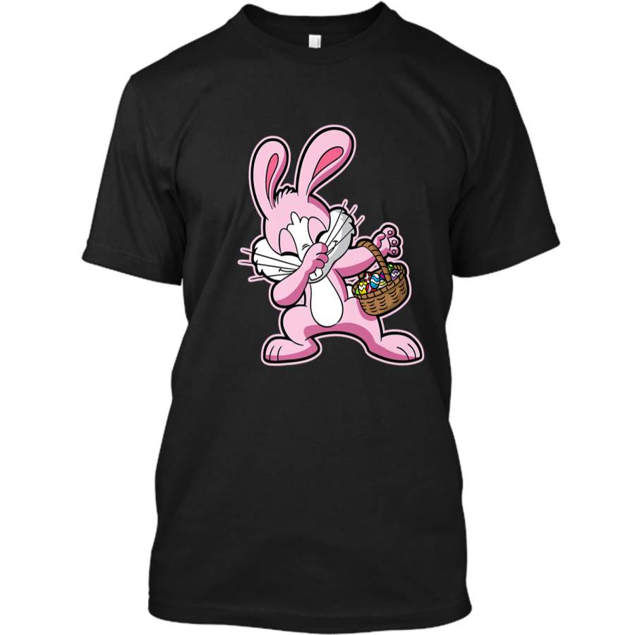 Dabbing Easter Bunny Dab Shirt Custom Ultra Cotton