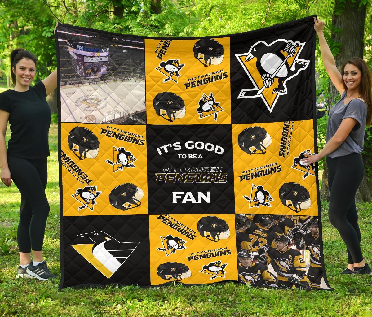 It’s Good To Be A Pittsburgh Penguins Fan Quilt Shop