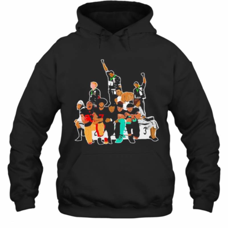 Colin Kaepernick 1968 Olympics Black Power Peaceful Protest Football Hoodie