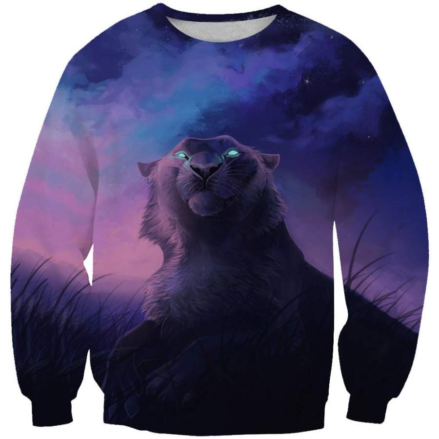 Galaxy Tiger Sweatshirt – Epic Space Tiger Clothes