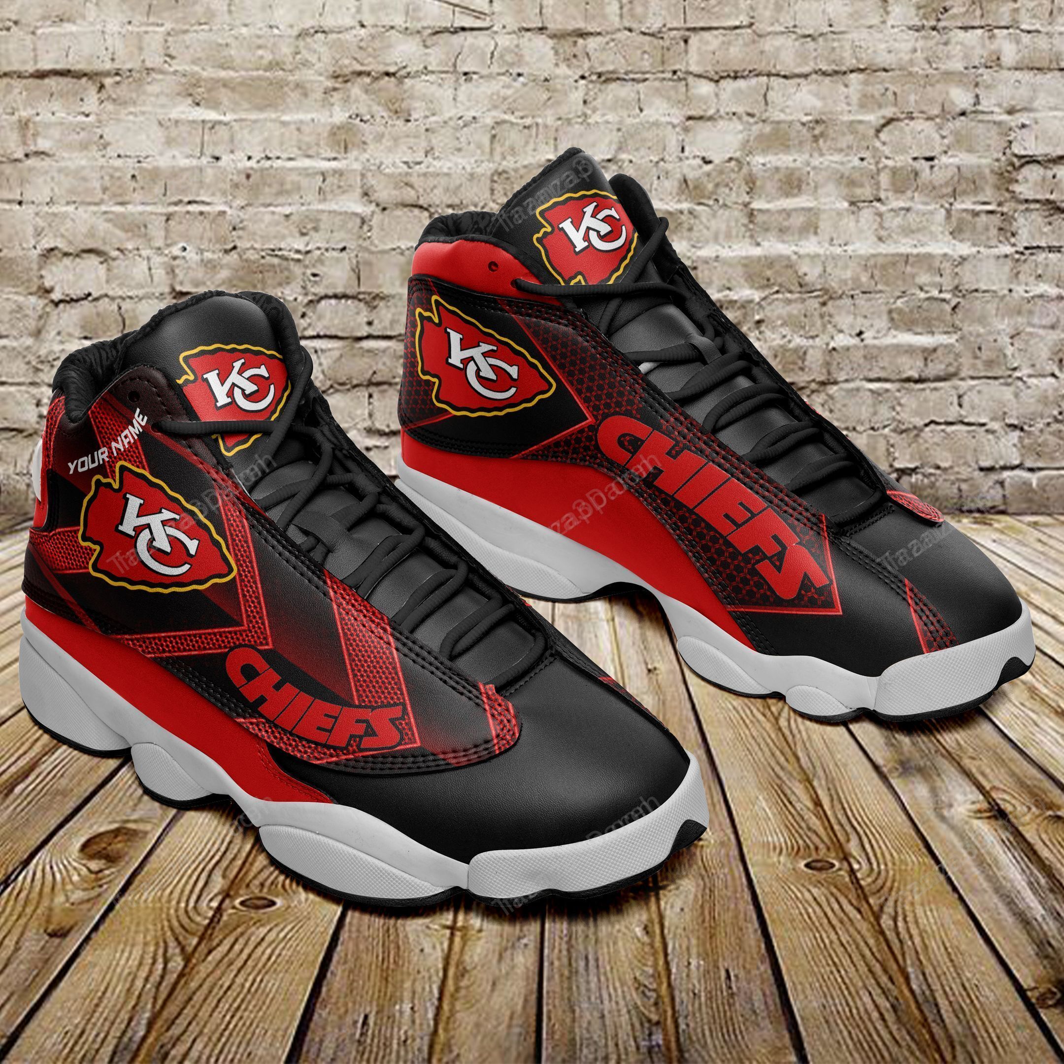 Kansas City Chiefs Personalized Air Jd13 Sneakers 503