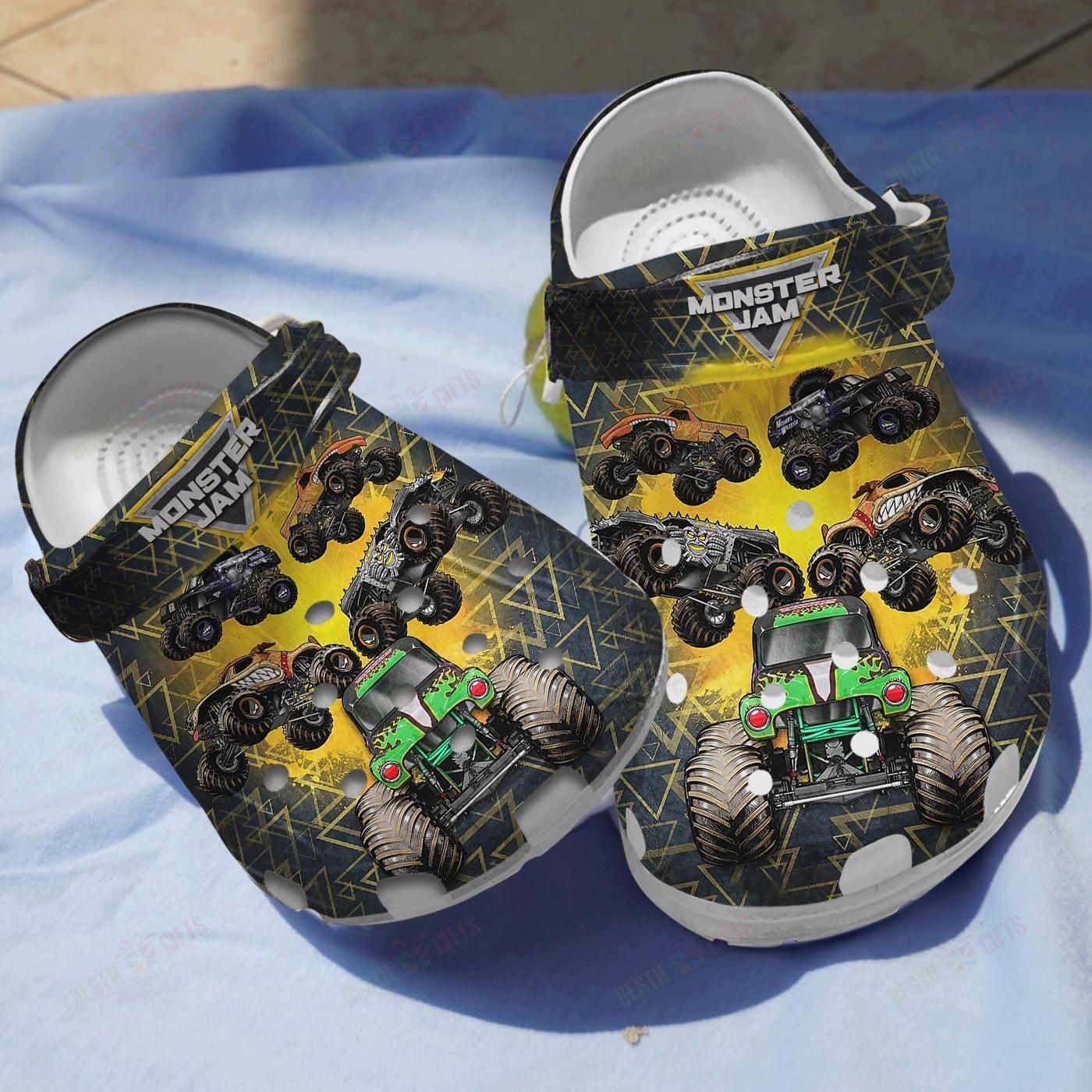 Monster Jam Crocs Classic Clogs Shoes