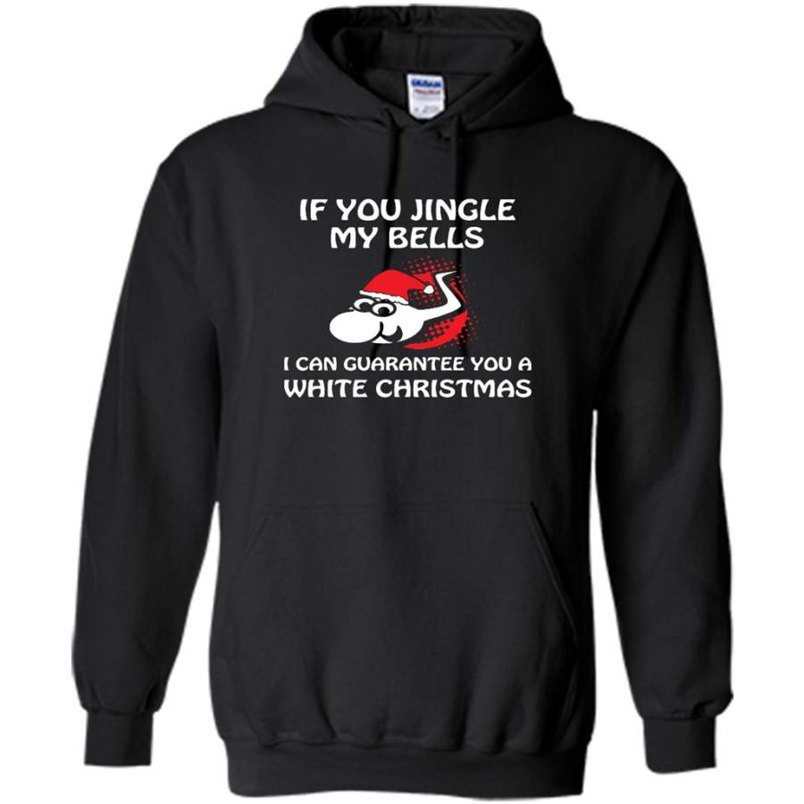 If You Jingle My Bells I Can Guarantee You A White Christmas – Gildan Heavy Blend Hoodie
