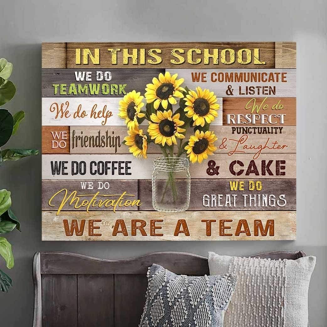 In This School Wall Matte Canvas