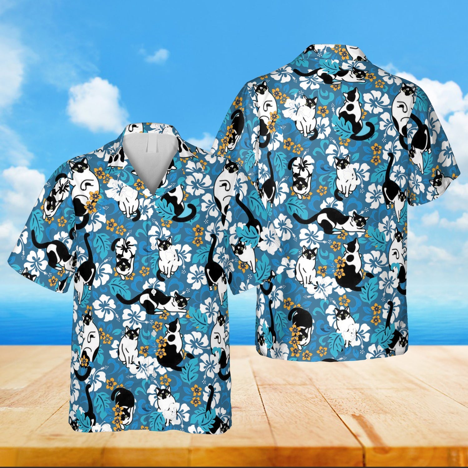 Floral Tuxedo Vector Hawaiian Tommy Bahama Shirts Ha49211