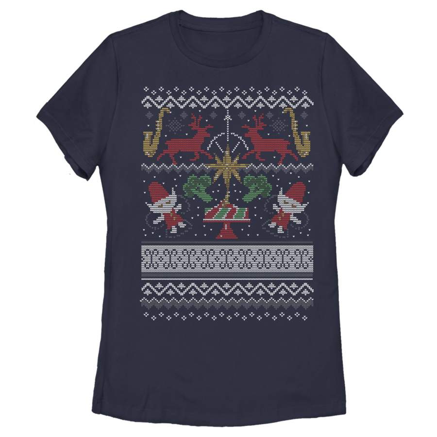 Christmas Chronicles 2 Women’s Ugly Xmas Broccoli Elf  T Shirt