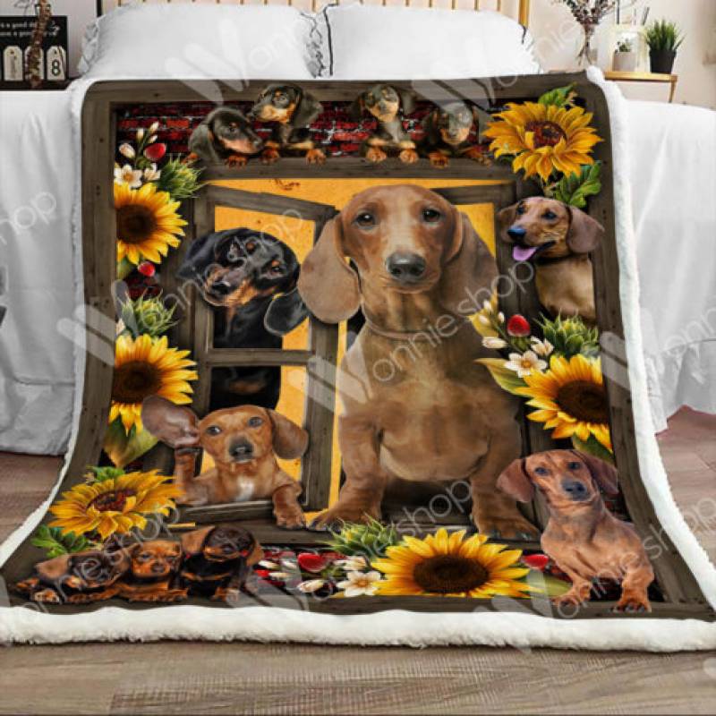 Dachshund Dog Sherpa Blanket DCB0303 81O60