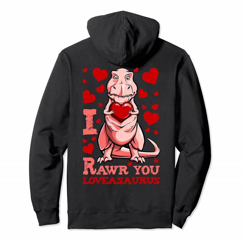 Valentines Day Dinosaur Men I Rawr You Loveasaurus T rex Sweatshirt, T-Shirt, Sweatshirt