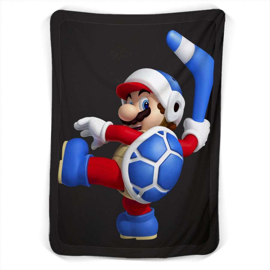 Super Mario And Boomerang Fleece Blanket