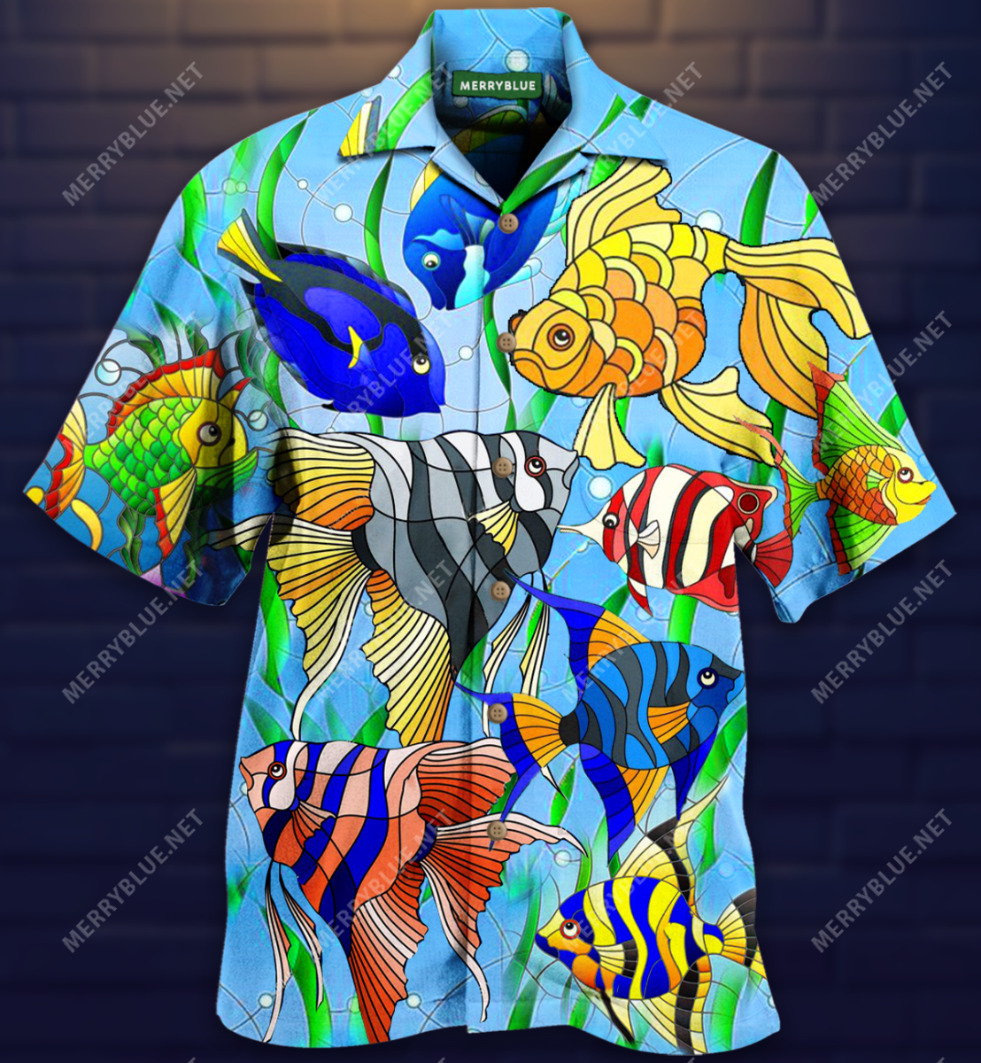 Gold Fish Bounce Unisex Hawaii Shirt Ha7381