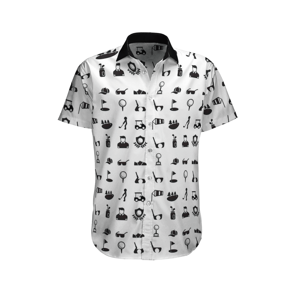 Golf White High Quality Unisex Hawaii Shirt For Men And Women Ha93599