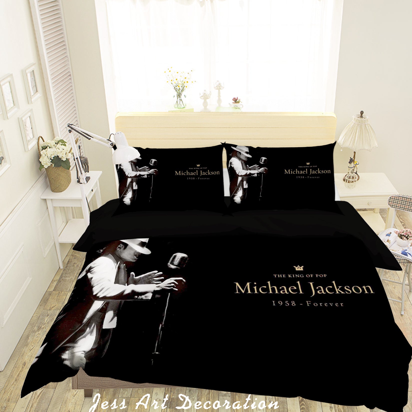 3D Michael Jackson Quilt Cover Set Bedding Set Pillowcases 65