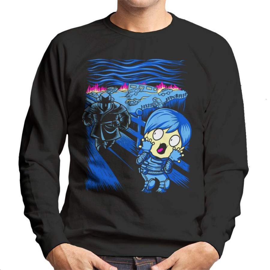 Raccoon Nightmare The Scream Resident Evil Men’s Sweatshirt