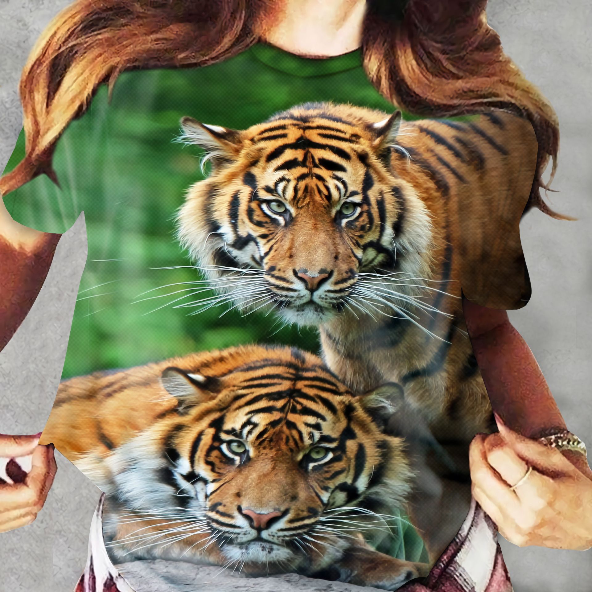 Tiger Ver02 Dadj200721Ltl Unisex 3D T-Shirt All Over Print