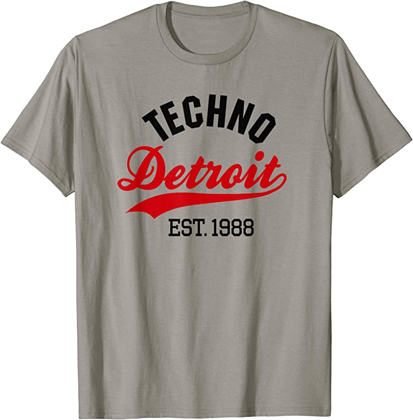 Vintage Techno Detroit est. 1988 DJ T-Shirt