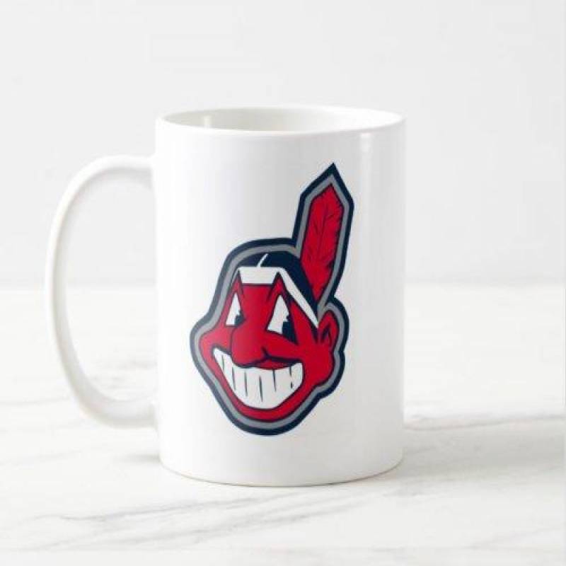 Cleveland Indians Logo Retro Cup Coffee Ceramic Baseball Ideal Gift 11 oz mugs mug