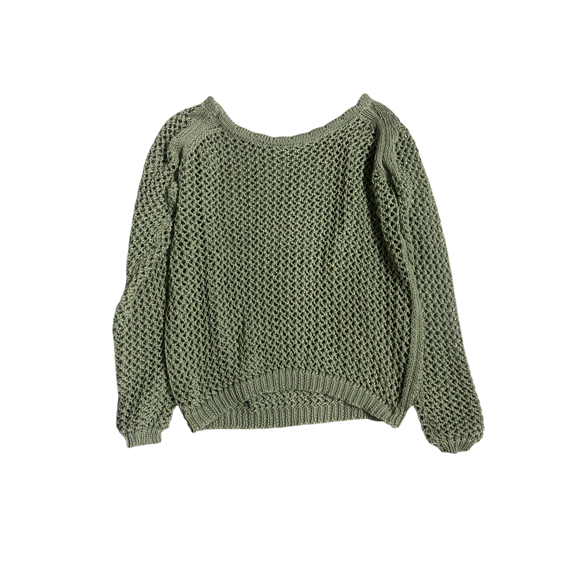 Xingqing Women Sweaters Grunge Fairy Core Hollow Out Long Sleeve Knitted Tops Vintage Aesthetic Clothes 2000s Crochet Knitwear alx