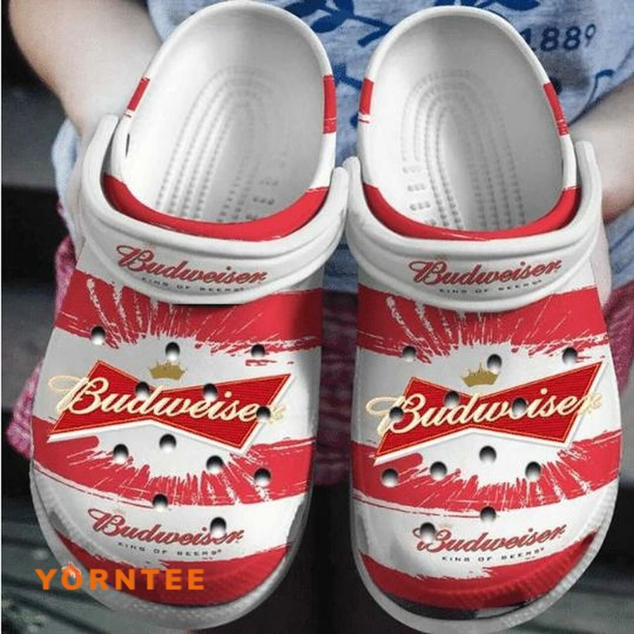 Budweiser Crocband Clog Unisex Fashion Style For Women, Men Crocs93, Personalized Crocs, Custom Crocband Personalized