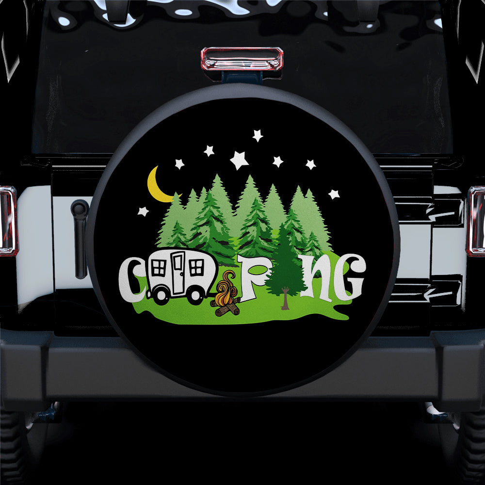 Camping Jeep Car Spare Tire Cover Gift For Campers