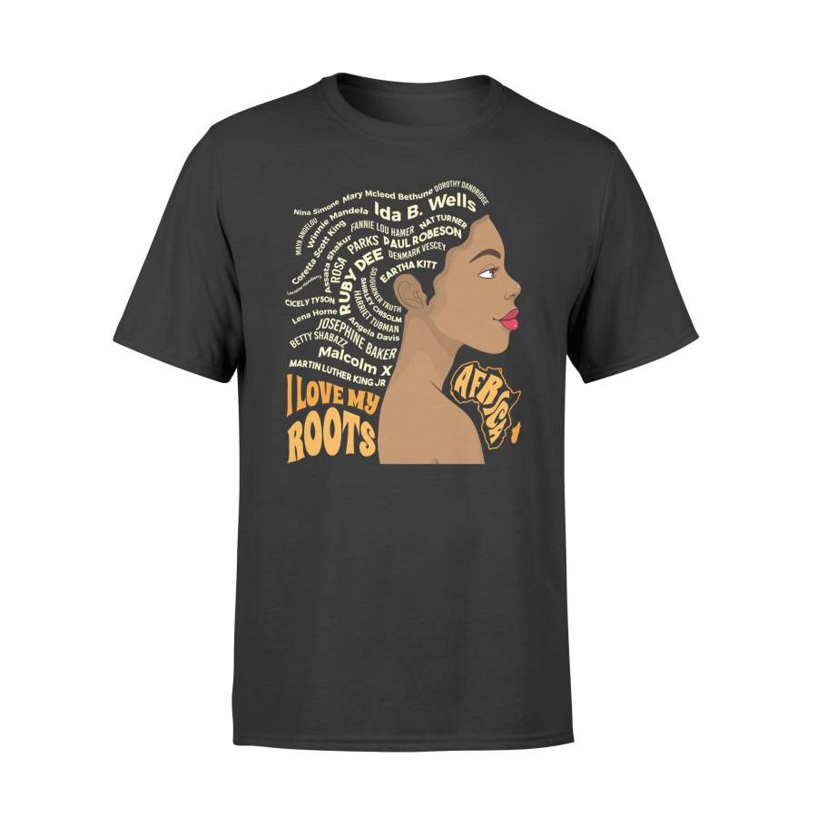 African American Black Afro Woman Melanin Rasta Long Sleeve T-Shirt