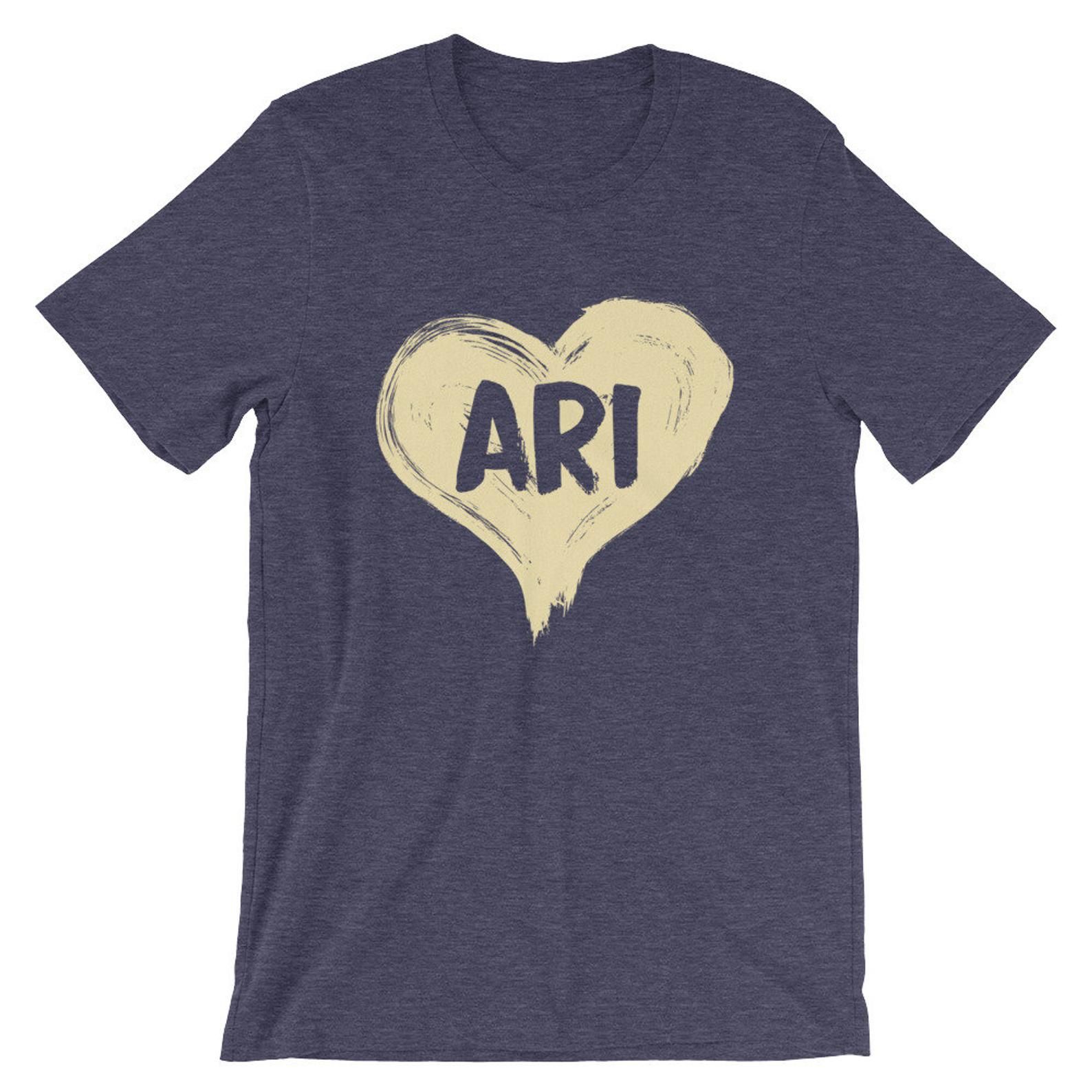 Ari Heart One Love Short-Sleeve Unisex T Shirt – Ariana Grande Sweetener No More Tears Left To Cry God Is A Woman