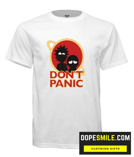 Rick and Morty Adventure Don’t Panic cool  T-shirt