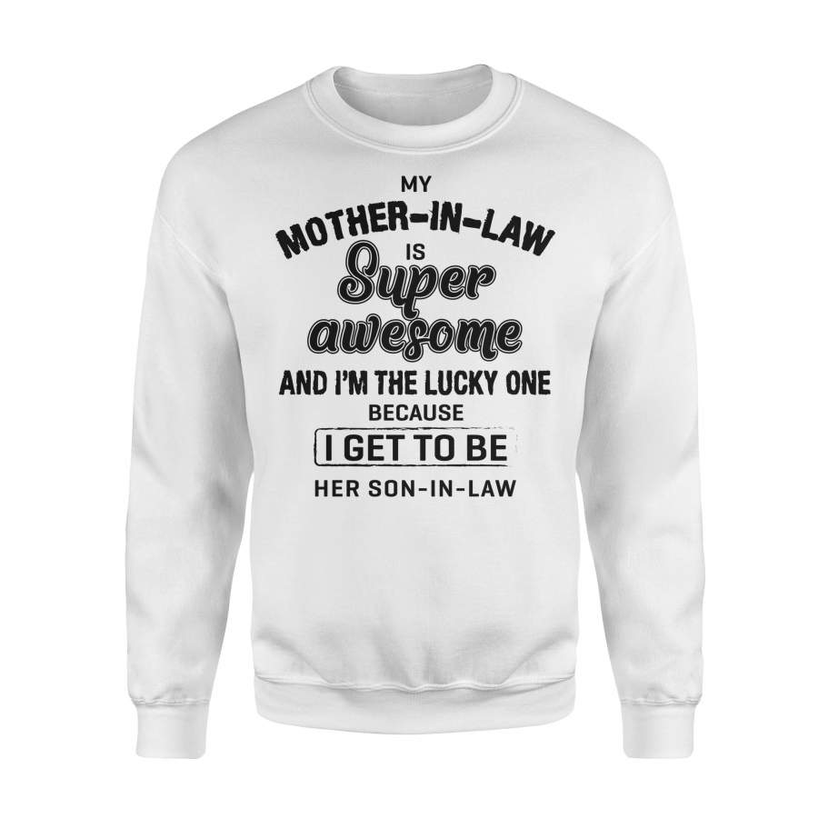 Son-In-Law Gift The Lucky One Standard Fleece Sweatshirt